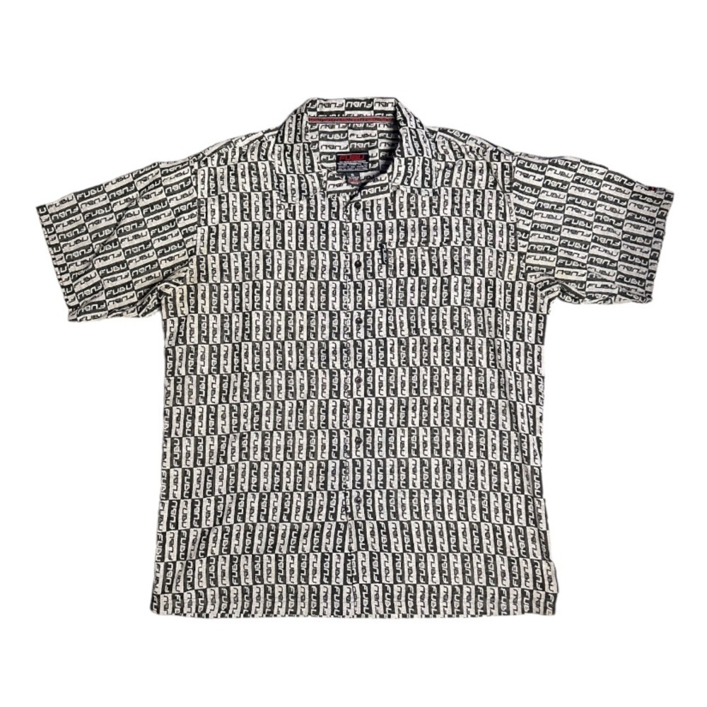 FUBU Sheer Button Down Shirt